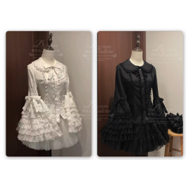 Kawaii Lace Hime Sleeve Lolita Blouse 2.0 by Dress Lolita (DLT04)